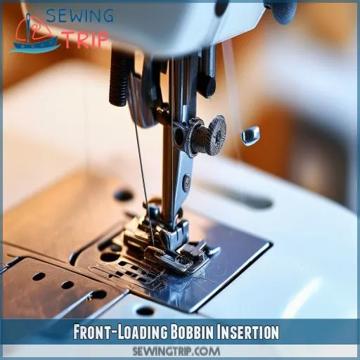 Front-Loading Bobbin Insertion