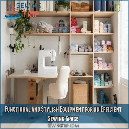 Functional and Stylish Equipment for an Efficient Sewing Space