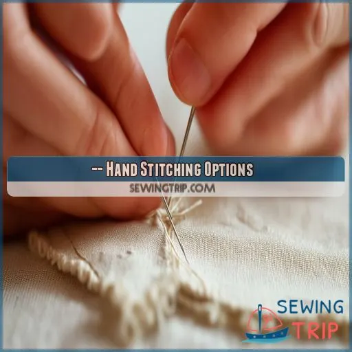 -- Hand Stitching Options