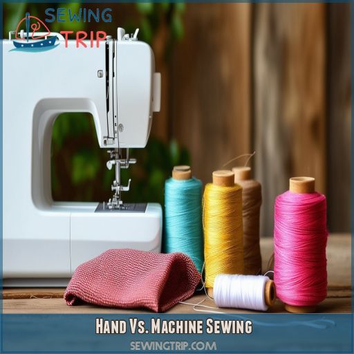 Hand Vs. Machine Sewing