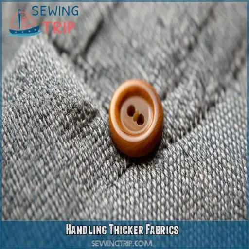 Handling Thicker Fabrics