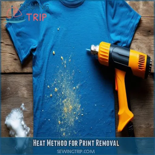 Heat Method for Print Removal