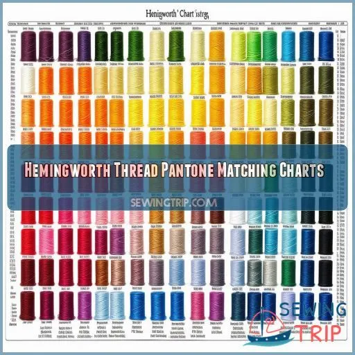 Hemingworth Thread Pantone Matching Charts