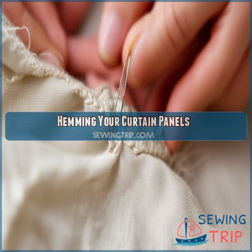 Hemming Your Curtain Panels