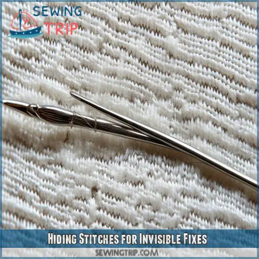 Hiding Stitches for Invisible Fixes