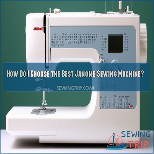 How Do I Choose the Best Janome Sewing Machine