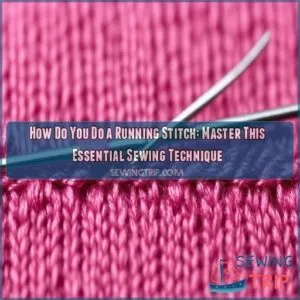 how do you do a running stitch