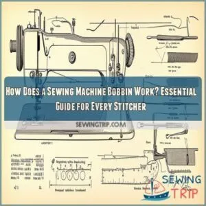 how does a sewing machine bobbin work