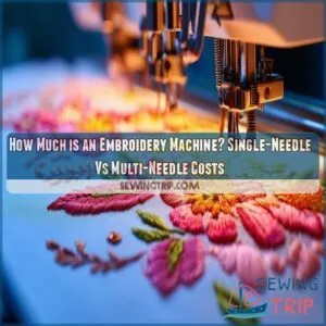 how much is an embroidery machine