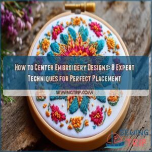 how to center embroidery designs