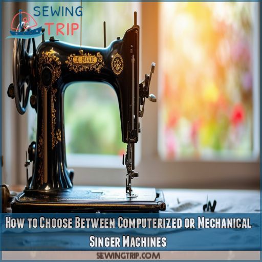 How to Choose Between Computerized or Mechanical Singer Machines