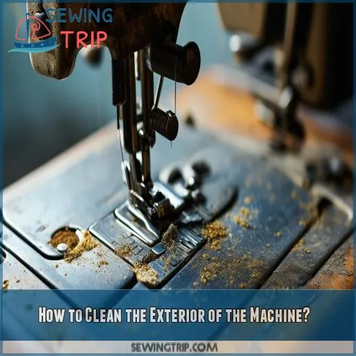 How to Clean the Exterior of the Machine