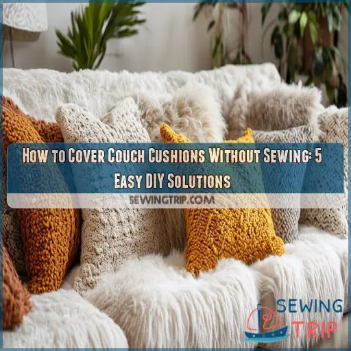 how to cover couch cushions without sewing