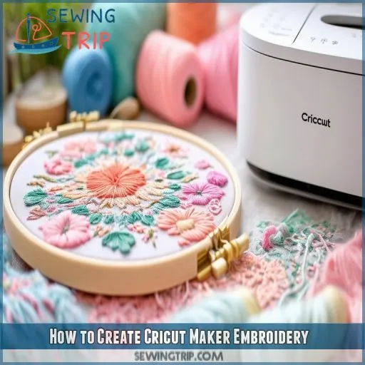 How to Create Cricut Maker Embroidery