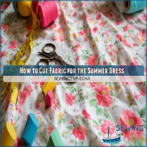 How to Cut Fabric for the Summer Dress