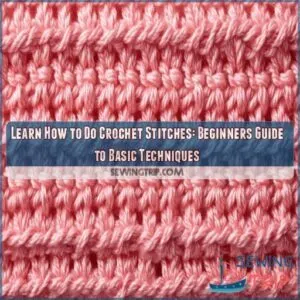 how to do crochet stitches