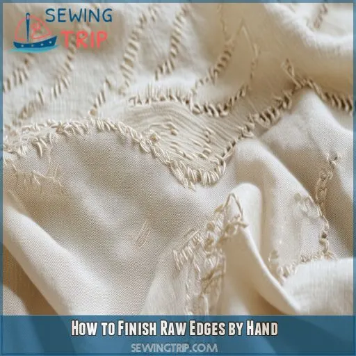 How to Finish Raw Edges by Hand