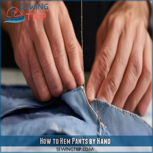 How to Hem Pants by Hand