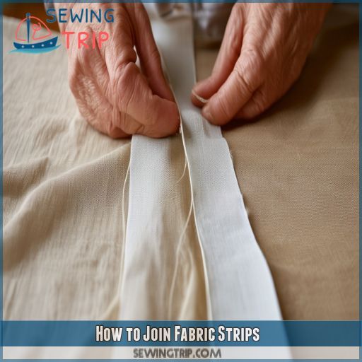 How to Join Fabric Strips