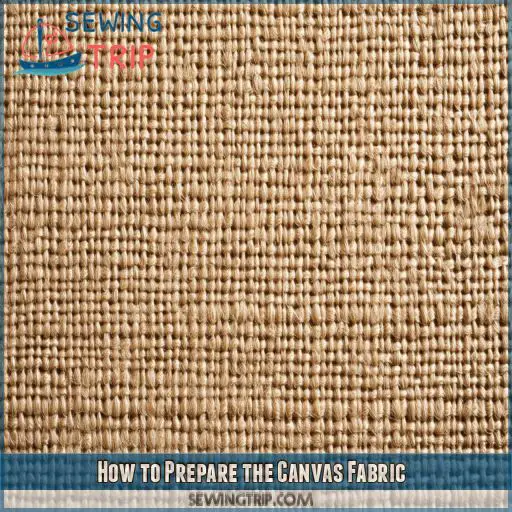 How to Prepare the Canvas Fabric