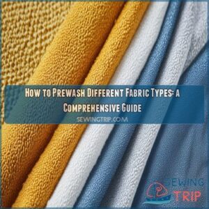 How to prewash different fabric types
