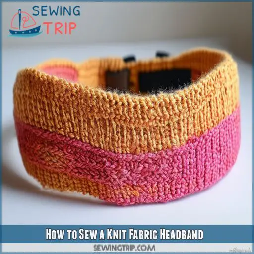 How to Sew a Knit Fabric Headband