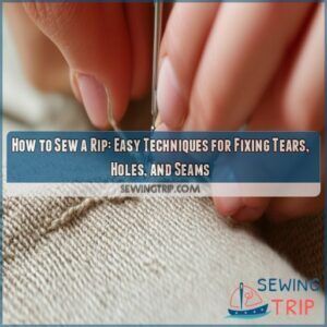 How to Sew a Rip: Easy Techniques for Fixing Tears, Holes, and Seams 6 how to sew a rip