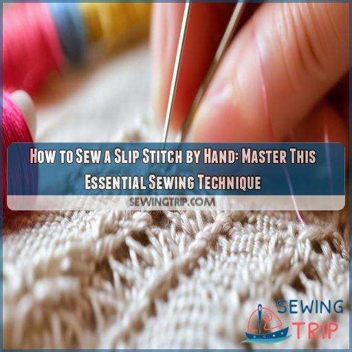 how to sew a slip stitch by hand
