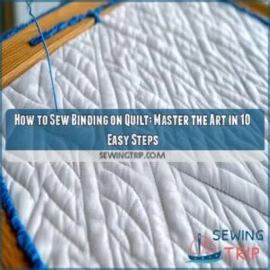 how to sew binding on quilt