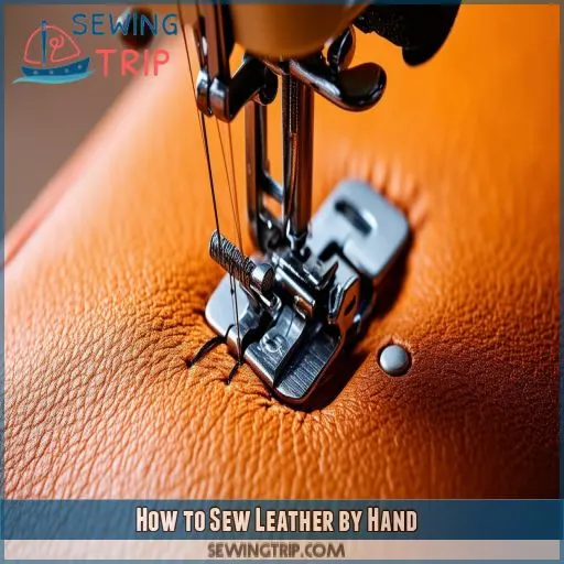 How to Sew Leather by Hand