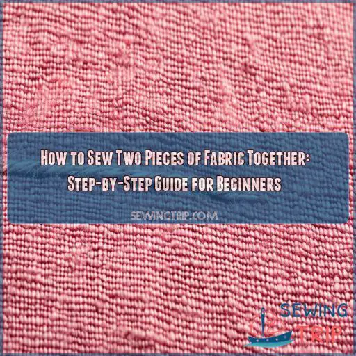 How to Sew Two Pieces of Fabric Together StepbyStep Guide for Beginners