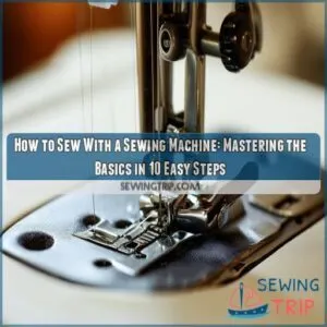 how to sew with a sewing machine