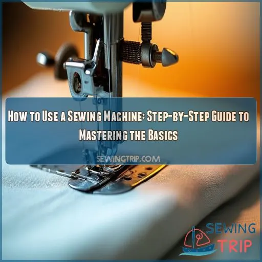 how to use a sewing machine