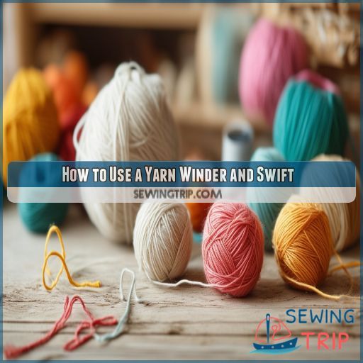 How to Use a Yarn Winder and Swift