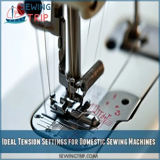 Ideal Tension Settings for Domestic Sewing Machines