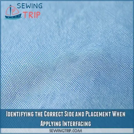 Identifying the Correct Side and Placement When Applying Interfacing