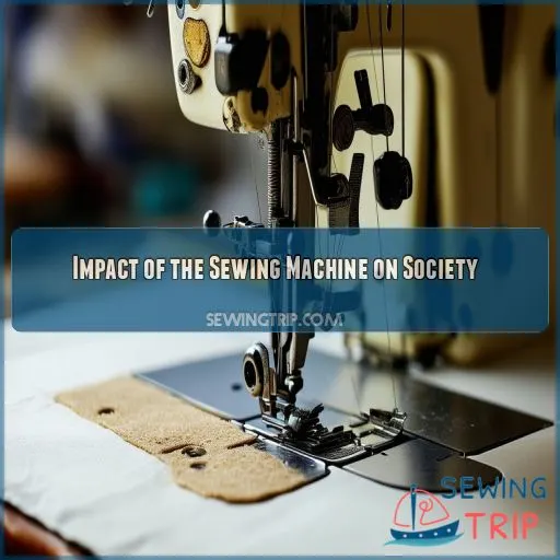 Impact of the Sewing Machine on Society