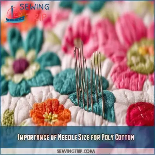 Importance of Needle Size for Poly Cotton