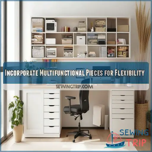 Incorporate Multifunctional Pieces for Flexibility