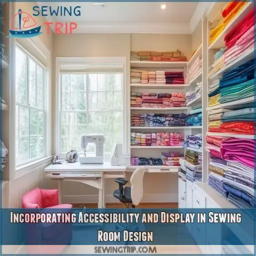 Incorporating Accessibility and Display in Sewing Room Design