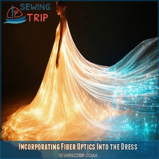 Incorporating Fiber Optics Into the Dress