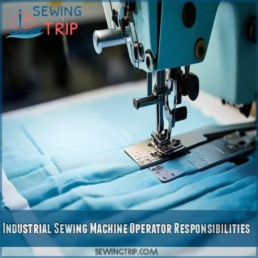 Industrial Sewing Machine Operator Responsibilities