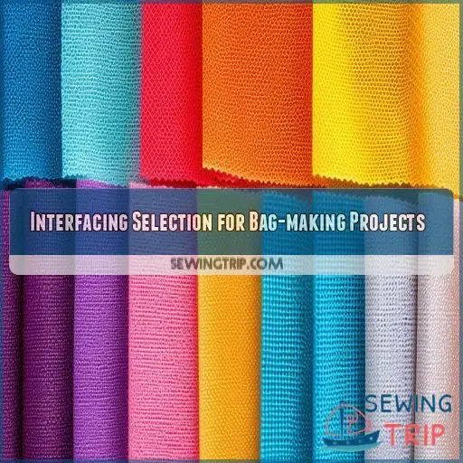 Interfacing Selection for Bag-making Projects