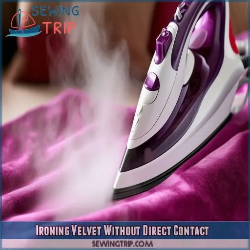 Ironing Velvet Without Direct Contact