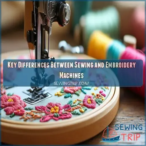 Key Differences Between Sewing and Embroidery Machines