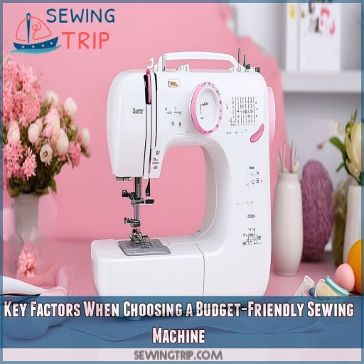 Key Factors When Choosing a Budget-Friendly Sewing Machine