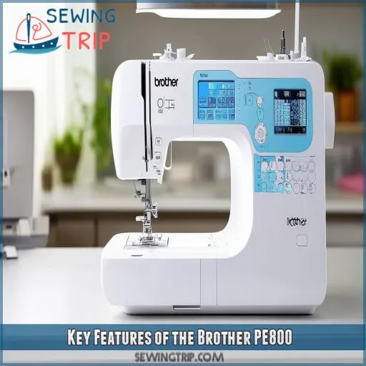 Key Features of the Brother PE800