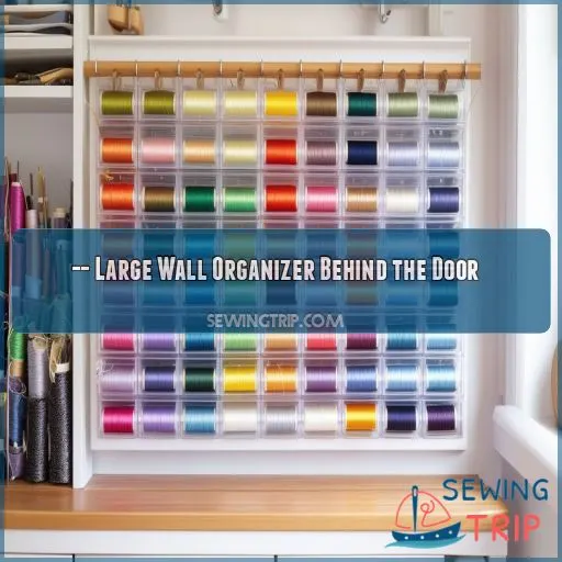 -- Large Wall Organizer Behind the Door