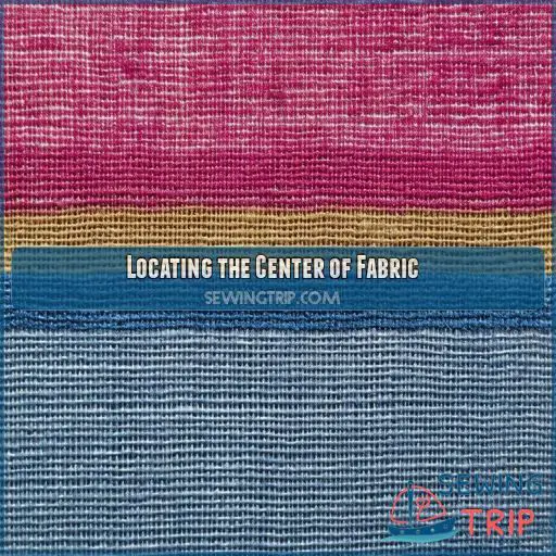 Locating the Center of Fabric