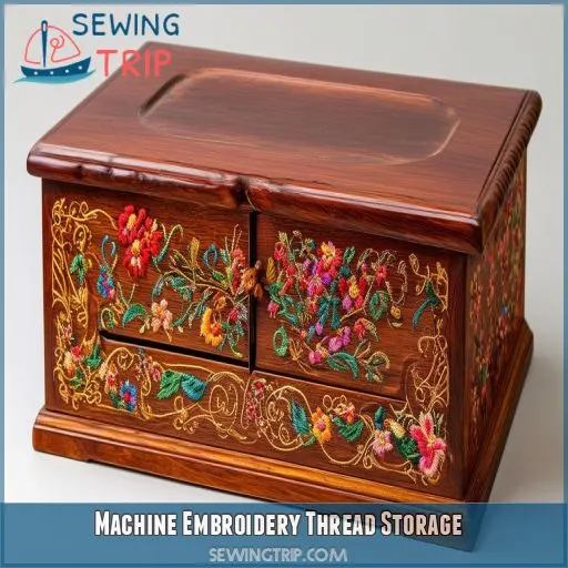 Machine Embroidery Thread Storage